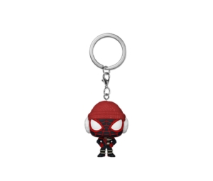 Miles Morales Winter ver. (Exclusive) Pocket POP! Keychain: Spider Man Miles Morales Game by Funko
