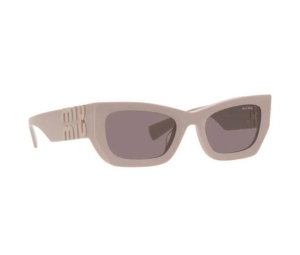 Buy Miu Miu 09WS Sunglasses In Light Pink Acetate Frame With Pink Lenses at Sasom – Authentic and Ready to Ship