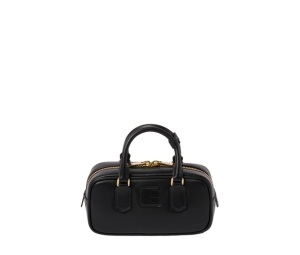 Buy Miu Miu Arcadie Leather Bag 22CM In Leather With Gold-Tone Hardware Black at Sasom – Authentic and Ready to Ship