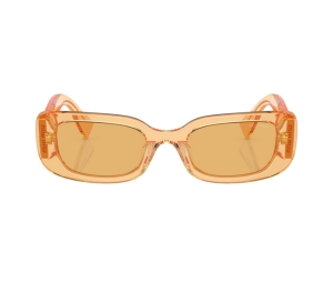 Buy Miu Miu Eyewear Sunglasses In Transparent-Design Rectangle-Frame Orange at Sasom – Authentic and Ready to Ship
