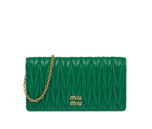 Miu Miu Matelassé Nappa Leather Smartphone Case With Metal Lettering Logo Mango