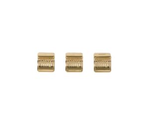 Buy Miu Miu Metal Claw Clips With Perforated Logo Gold at Sasom – Authentic and Ready to Ship