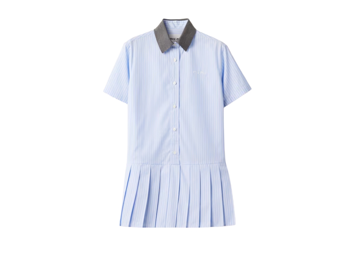 ワンピース MiuMiu SS25 Miu Miu Dresses (MF5399EM1 137QF0X24) Miu Miu: Ready-To-Wear SS25 - 10 Magazine USA