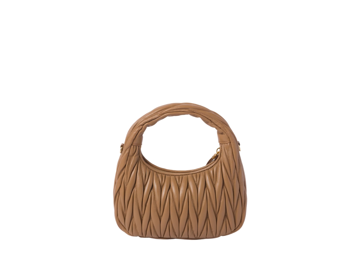 miumiu Nubuck Circle Logo oneshoulderBag（MIU MIU Circle