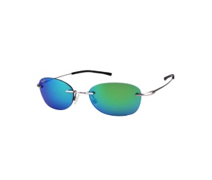Buy Maui Jim Aki Aki Mj333 17M Matte Silver Maui Green Polarized In Silver MauiFlex Frame With Blue Lenses at Sasom – Authentic and Ready to Ship