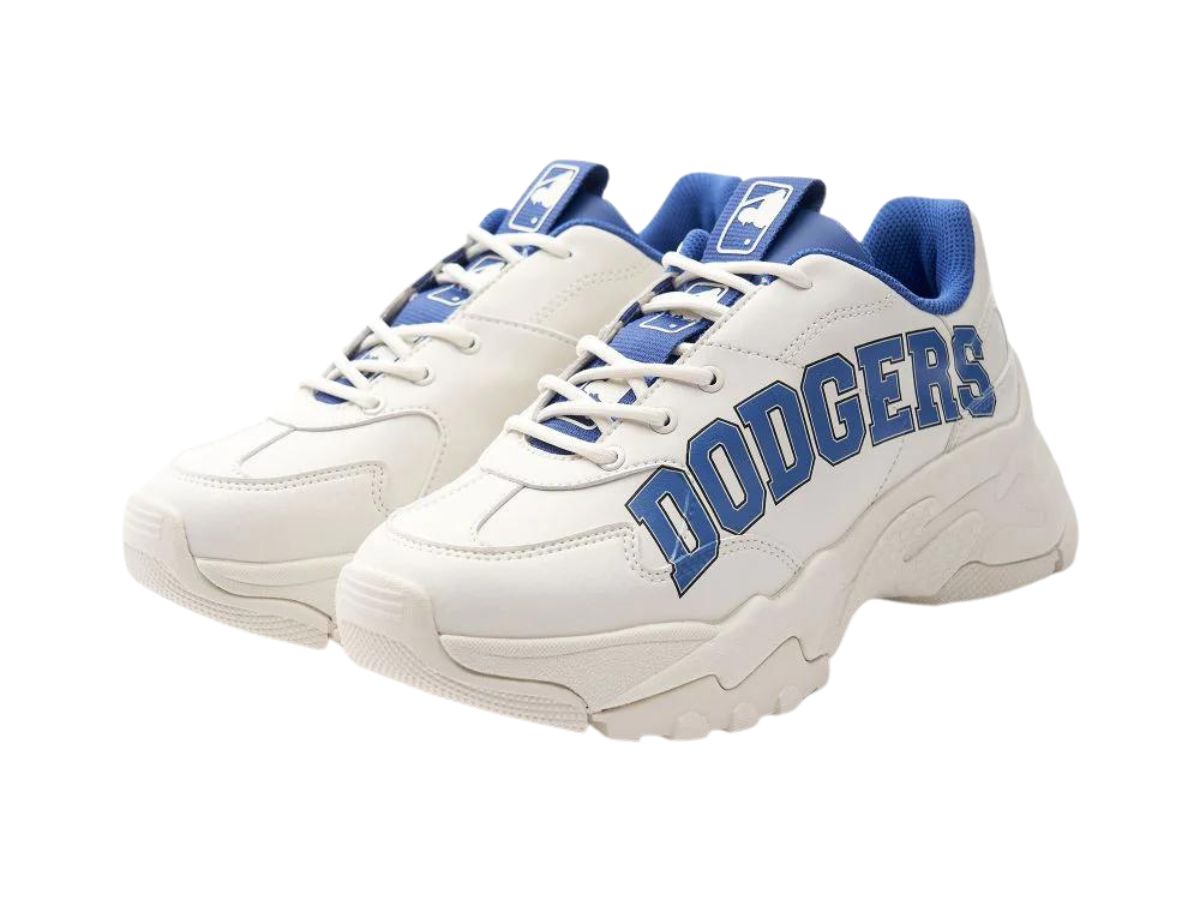 MLB★BIGBALL CHUNKY VARSITY★ロゴ★厚底★兼用★LA DODGERS MLB BigBall Chunky Window LA Dodgers Sneakers MLB Logo Shoes