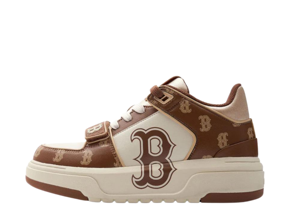 スニーカー★MLB★ボストン・レッドソックス DIA MONOGRAM SHOES MLB Korea Unisex Big Ball Chunky Dia Monogram Boston Redsox