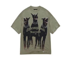 Buy Represent Thoroughbred T-Shirt Khaki at Sasom – Authentic and Ready to Ship