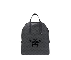 Buy MCM Himmel Drawstring Backpack in Lauretos Dark Grey Black at Sasom – Authentic and Ready to Ship