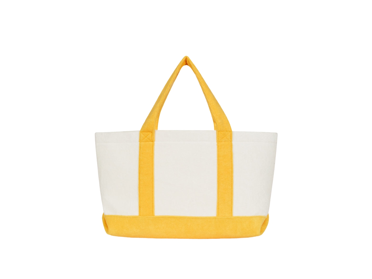 ★TOUT Y EST★ Mmlg TERRY TOTE BAG IVORY YELLOW MMLGBD1A023 ช้อป Mmlg Terry Tote Bag Ivory Yellowของแท้ที่ SASOM