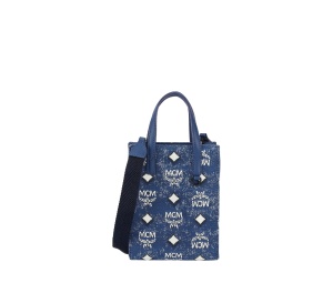 Buy MCM   X-Mini Aren Denim Tote Denim Blue at Sasom – Authentic and Ready to Ship