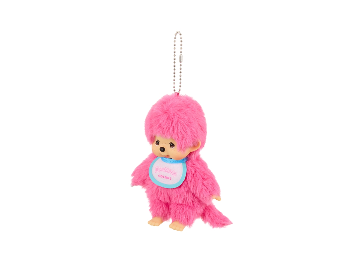 Monchhichi Colors Keychain Size Ss Berry Pink