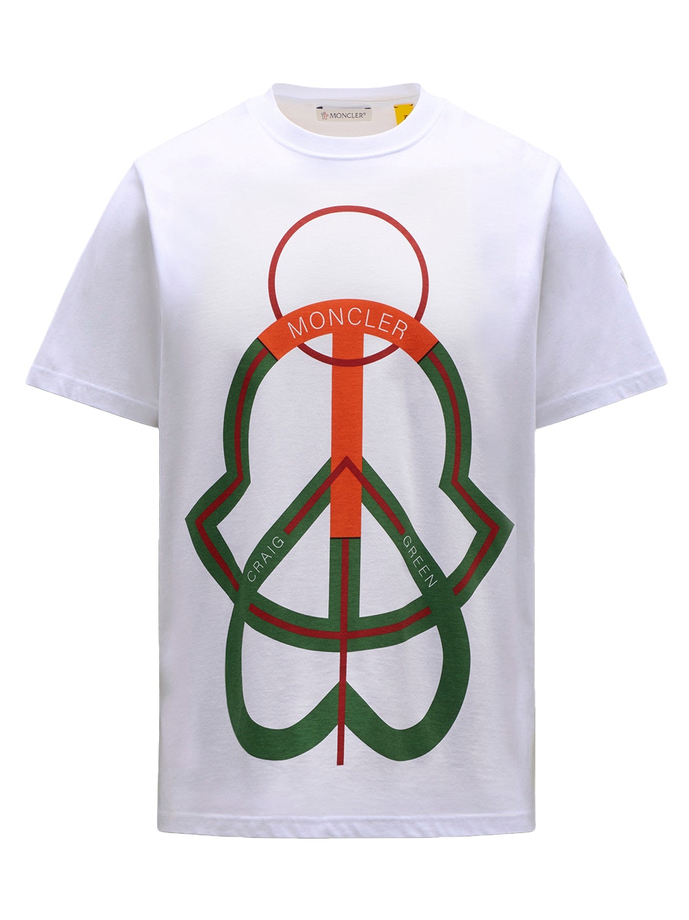 Moncler 5 Craig Green Logo Graphic Printed T-Shirt Silk