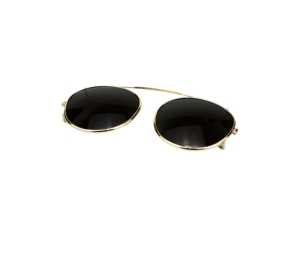Buy Moscot Clip On Zev 49 Gold With Green Lens at Sasom – Authentic and Ready to Ship