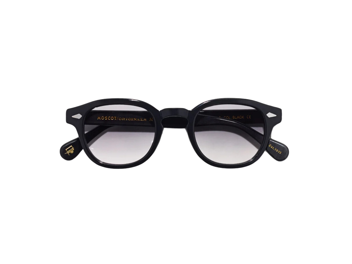 Moscot Lemtosh Black With Custom Made Tints 46 MM In Black