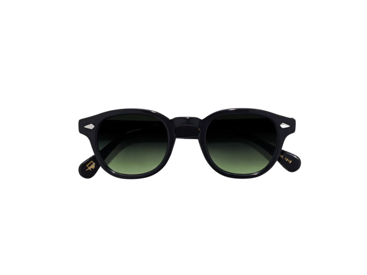希少 MOSCOT LEMTOSH BLACK Moscot Lemtosh Black With Custom Made Tints 49 MM In Black
