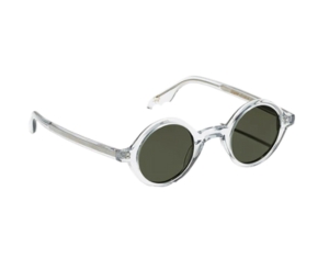 Buy Moscot Zolman Sun 42 MM In Light Grey Acetate Frame With G-15 Green Lenses at Sasom – Authentic and Ready to Ship