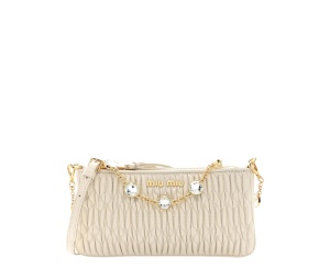 Buy Miu Miu Crystal Mini Shoulder Bag White at Sasom – Authentic and Ready to Ship