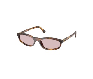 Buy Miu Miu Sunglasses In Honey Havana Plastic Frame With Pink Lenses at Sasom – Authentic and Ready to Ship