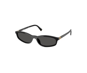 Buy Miu Miu Sunglasses In Black Plastic Frame With Dark Grey Lenses at Sasom – Authentic and Ready to Ship