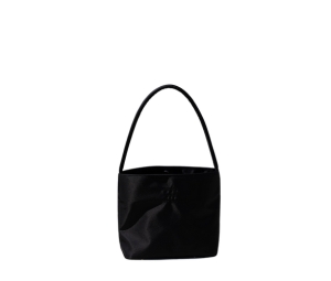 mucu and ebony ♥ Assorti Bag /追跡付 Mucu And Ebony Nearest Bag In Polyester Fabric Black