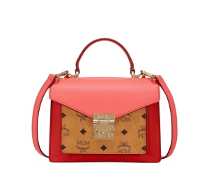 Buy MCM Patricia Satchel Crossbody Red at Sasom – Authentic and Ready to Ship