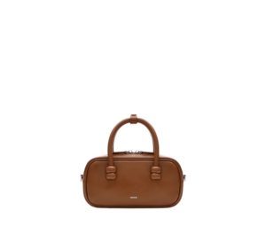 Buy Muva Boston Bag In Silver Hardware With Cocoa at Sasom – Authentic and Ready to Ship