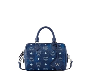 Buy MCM Ella Boston Bag Blue at Sasom – Authentic and Ready to Ship