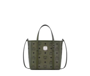Buy MCM Toni Top-Zip Shopper Mini Khaki Moss at Sasom – Authentic and Ready to Ship