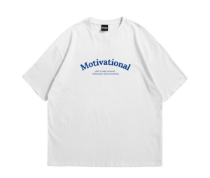 Myyoungs Motivational Oversized T-Shirt White