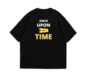 Myyoungs Once Upon A Time Oversized T-Shirt Black