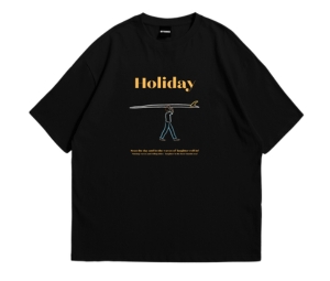 Myyoungs Holiday Oversized T-Shirt Black