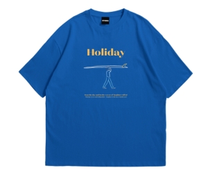Myyoungs Holiday Oversized T-Shirt Blue