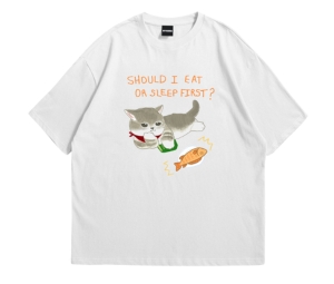 Myyoungs Should I Eat or Sleep Oversized T-Shirt