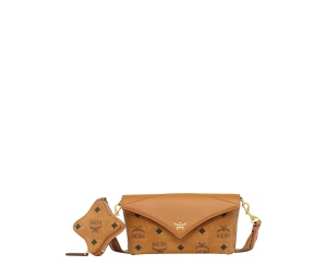 Buy MCM Diamond Shoulder Bag Cognac at Sasom – Authentic and Ready to Ship