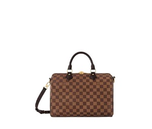 Buy Louis Vuitton Speedy Bandoulière 30 In Damier Ebene Canvas With Gold Hardware at Sasom – Authentic and Ready to Ship