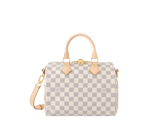 Buy Louis Vuitton Speedy Bandoulière 25 Bag Blue Checkered at Sasom – Authentic and Ready to Ship