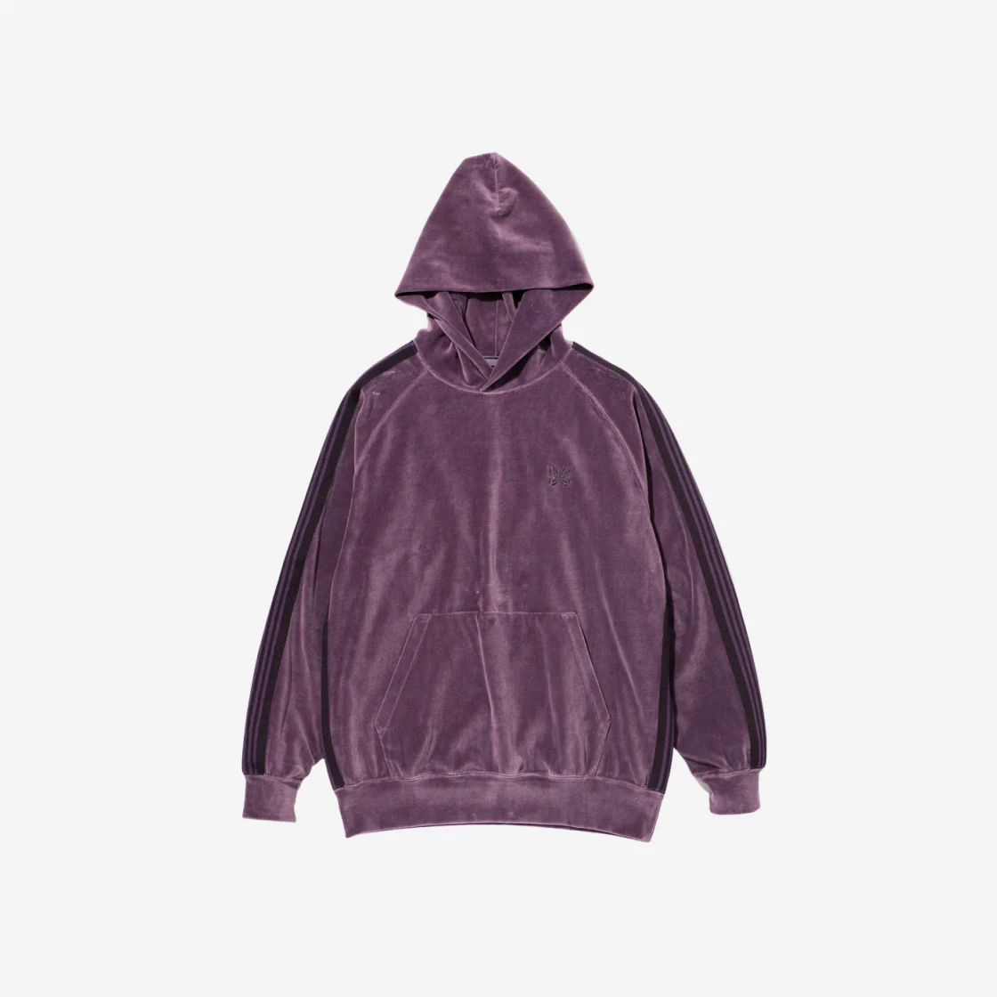 Needles Track Hoodie Velour Purple Shop Authentic at SASOM