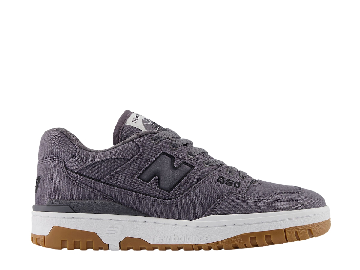 New Balance 550 Grey Canvas