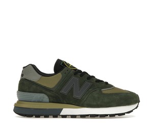 Buy New Balance 574 Legacy Stone Island Dark Green at Sasom – Authentic and Ready to Ship