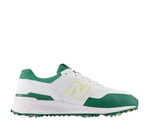 New Balance 997 Golf White With Green