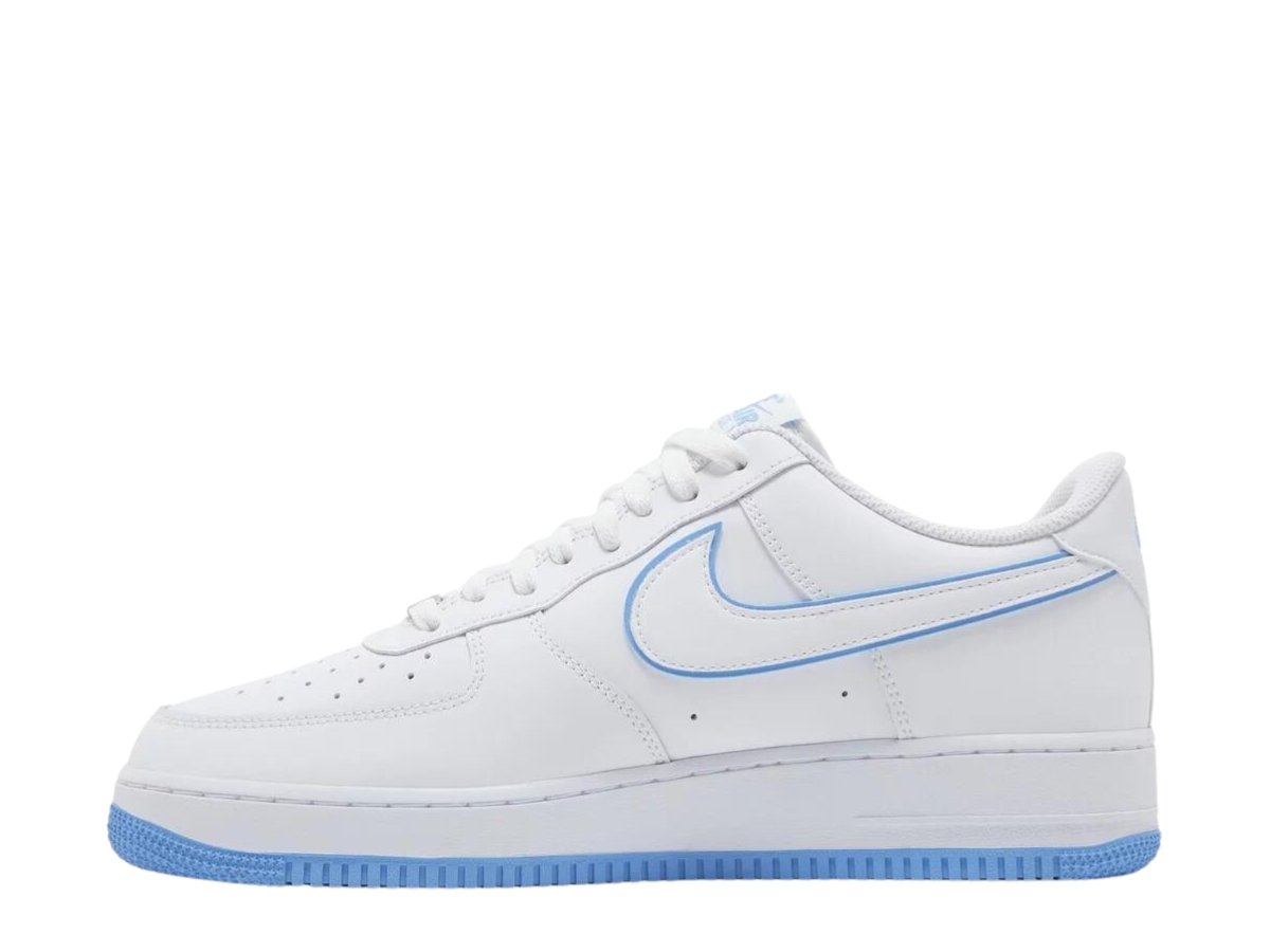 Nike Air Force 1 '07 Low White University Blue Sole Men's - DV0788-101 - US