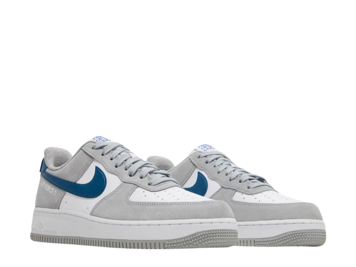 Grey and blue sales nike air force 1