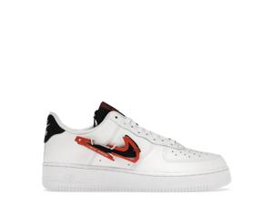 air force 1 swoosh red