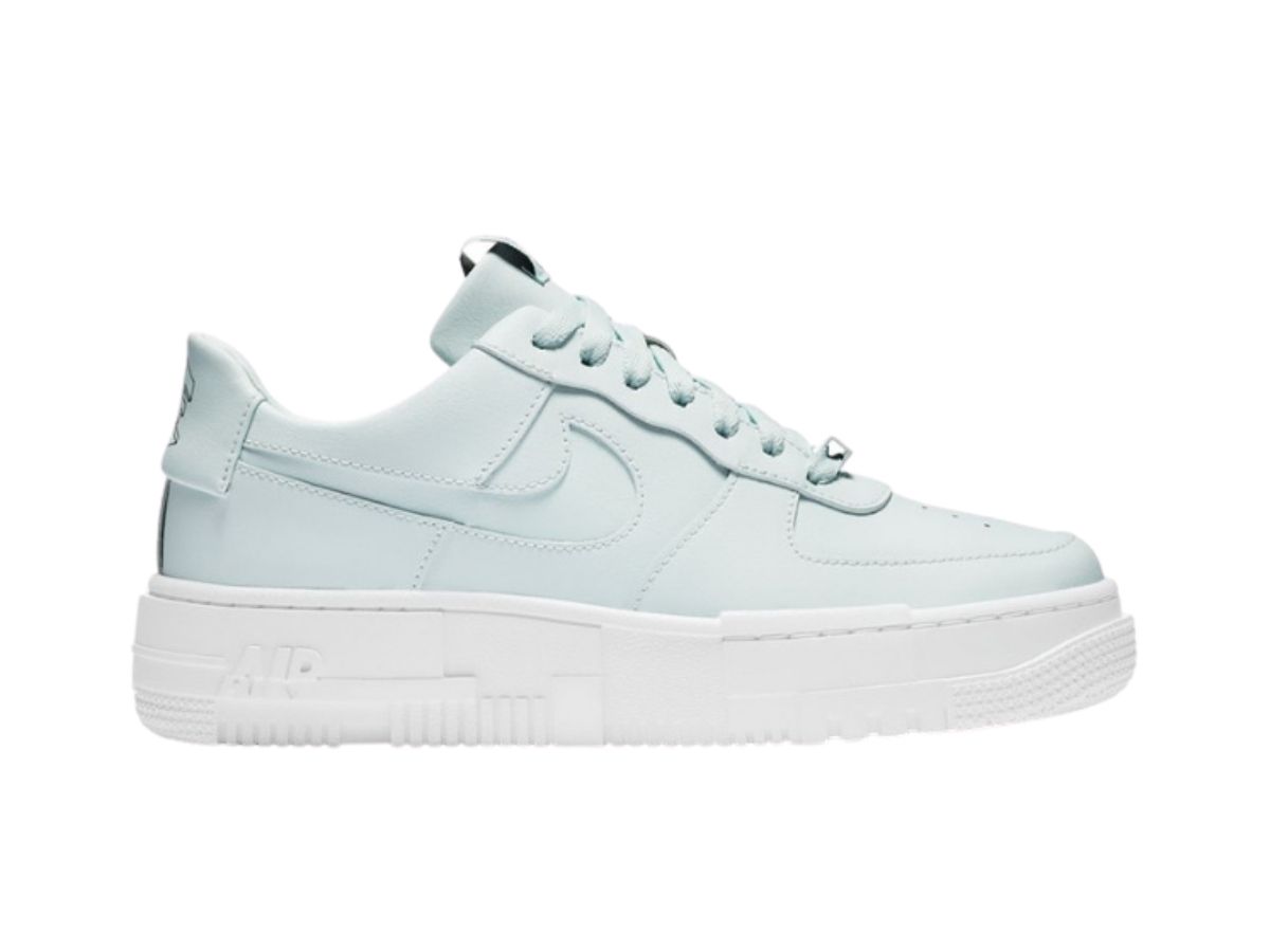 air force 1 pixel light blue