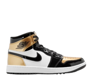 Buy Nike Air Jordan 1 High Golf Metallic Gold at Sasom – Authentic and Ready to Ship