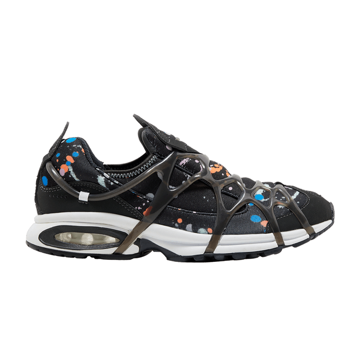 nike black and white splatter shoes