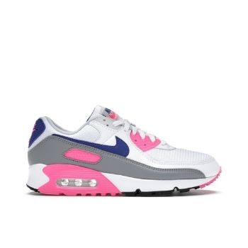 pink white and blue air max