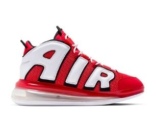Nike Air More Uptempo 720 University Red White Black