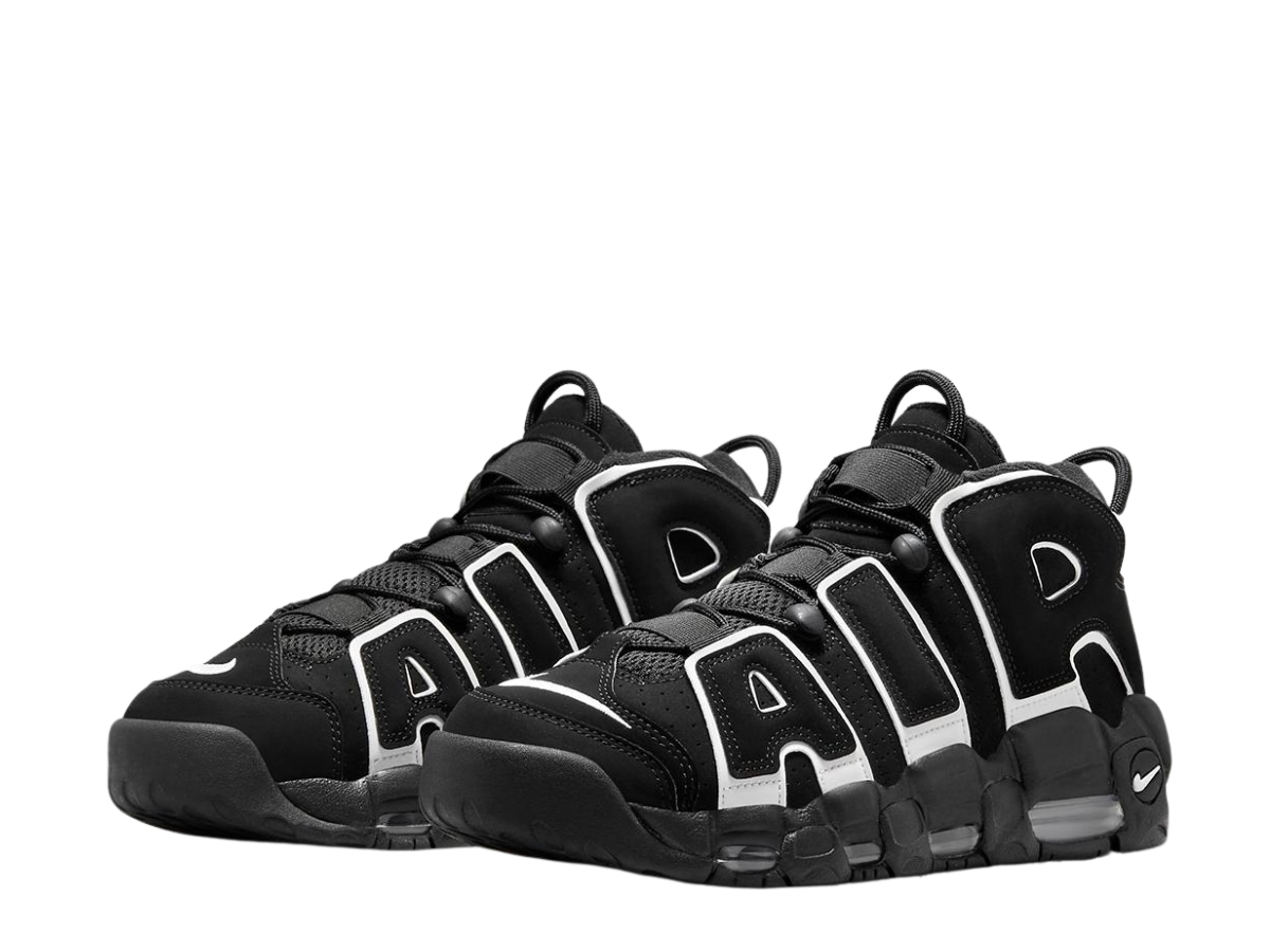 Air uptempo black store white